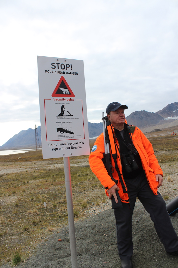 Just in case of a surprise encounter with a polar bear