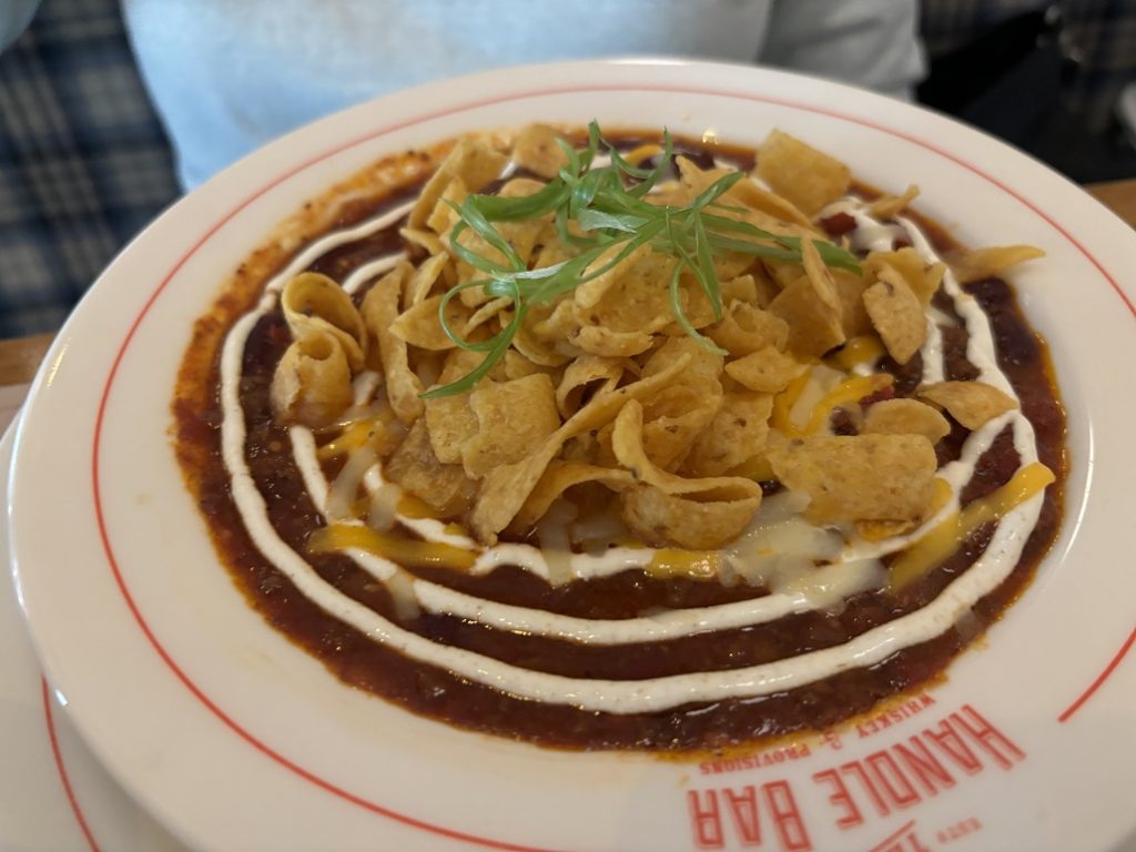 Rocky Mountain Elk Chili at the Four Seasons Handle Bar