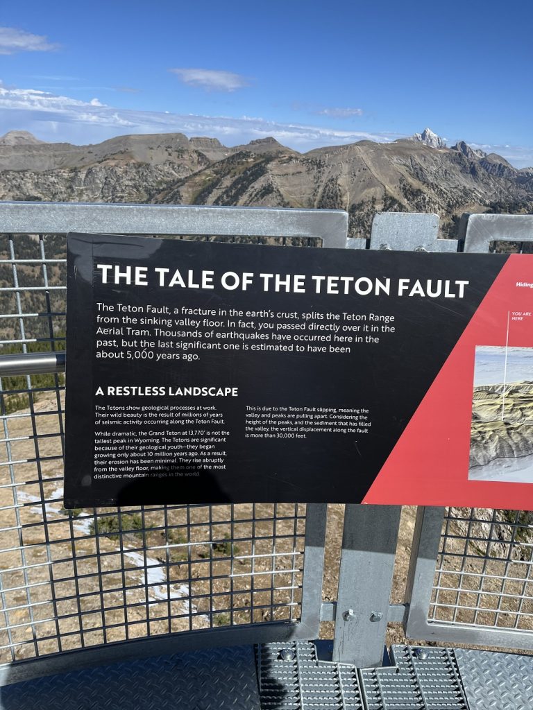 Atop Rendevous Mountain at Jackson Hole Ski Resort