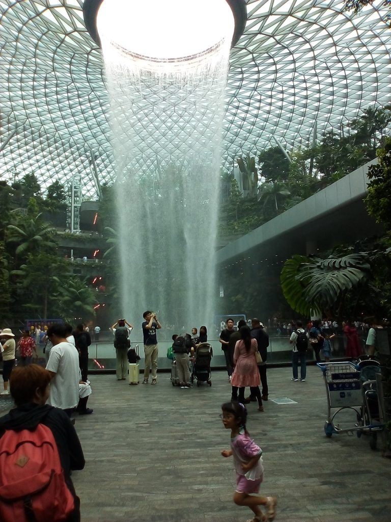 The Jewel Rain Vortex at Changi