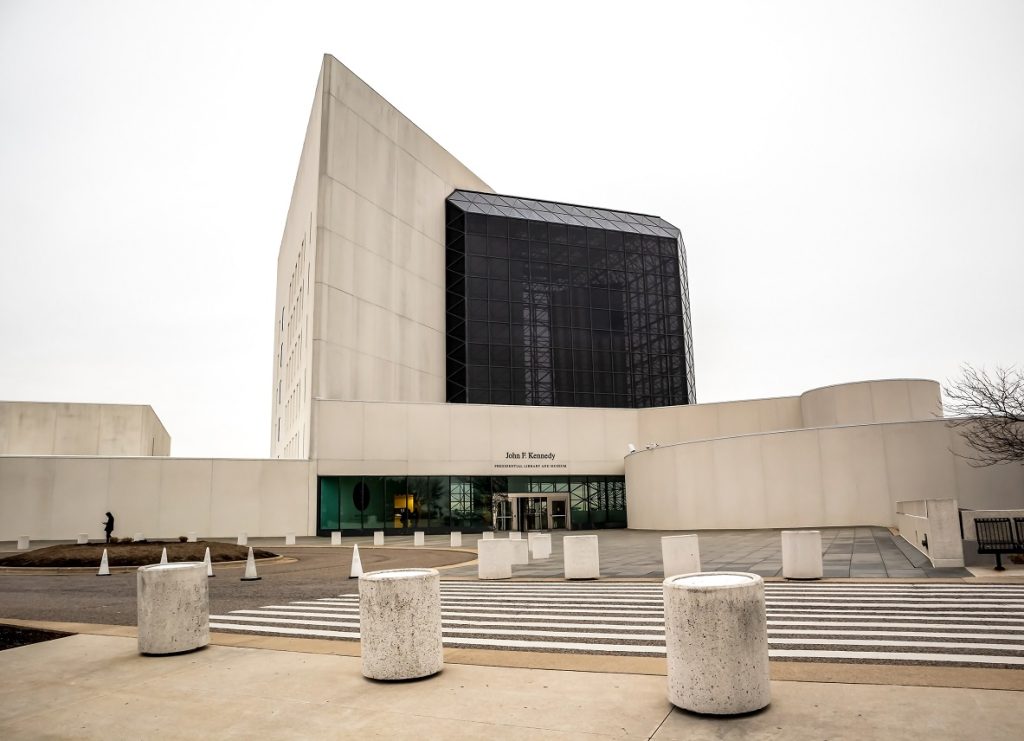 John F Kennedy Library and Museum in Boston, Massachusetts.