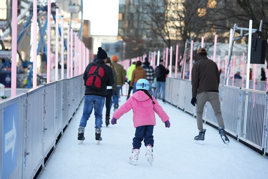 The legendary Montréal en Lumière festival (photo by Benoit Rousseau)