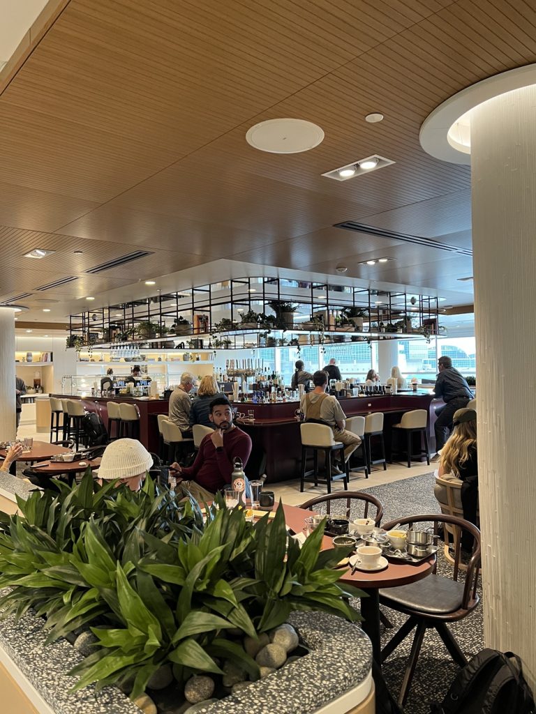 Inside the Capital One Lounge at Denver International Airport