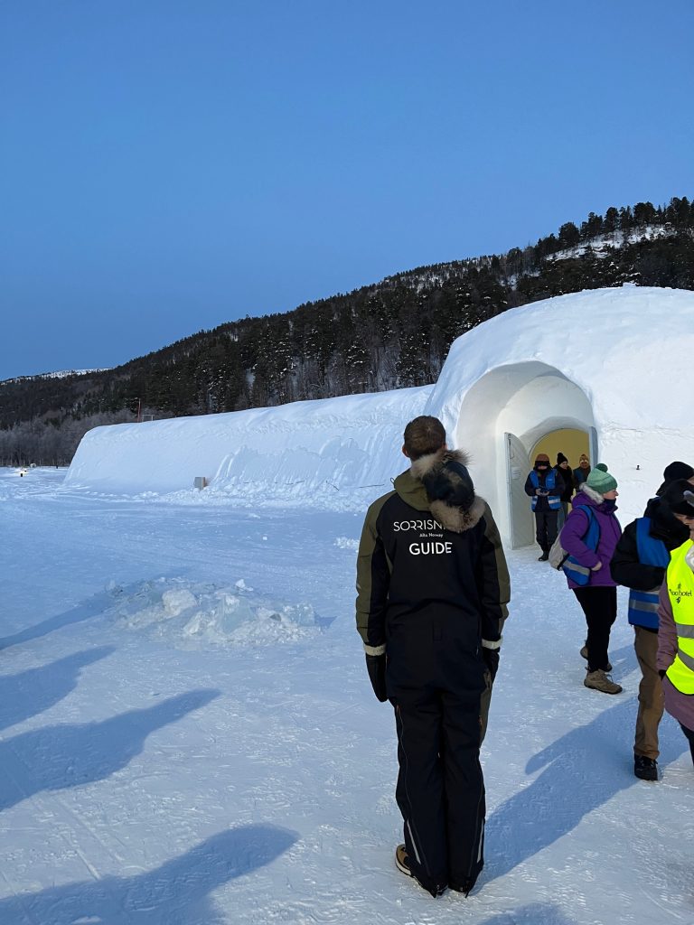 The igloo hotel at Sorrisniva in northern Norway