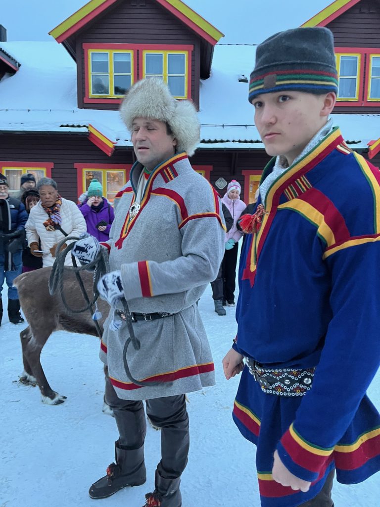 Greeted by the Buijos, a Sami family living in Northern Norway (Photos by Andy Yemma)