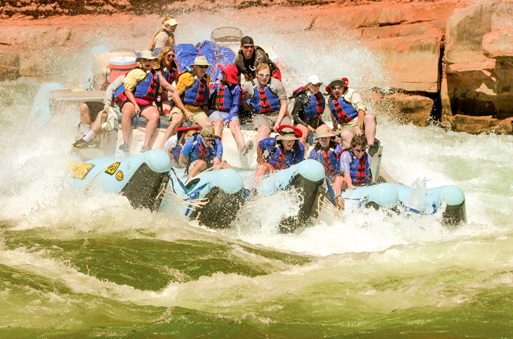Riding the Colorado River through the Grand Canyon with Western River Expeditions