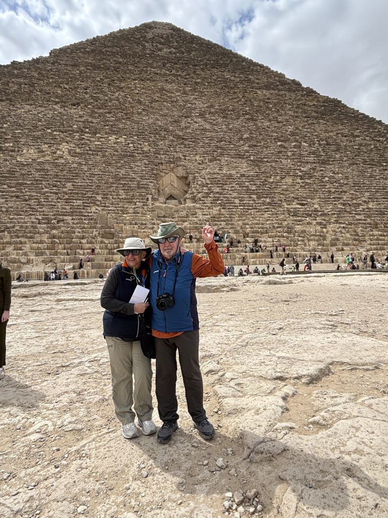Climbing inside a pyramid scratched off bucket list!