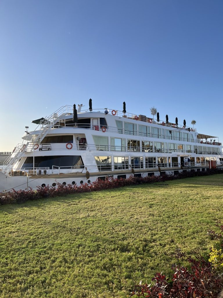 The Ambercrombie & Kent SunBoat IV on the Nile River in Egypt 