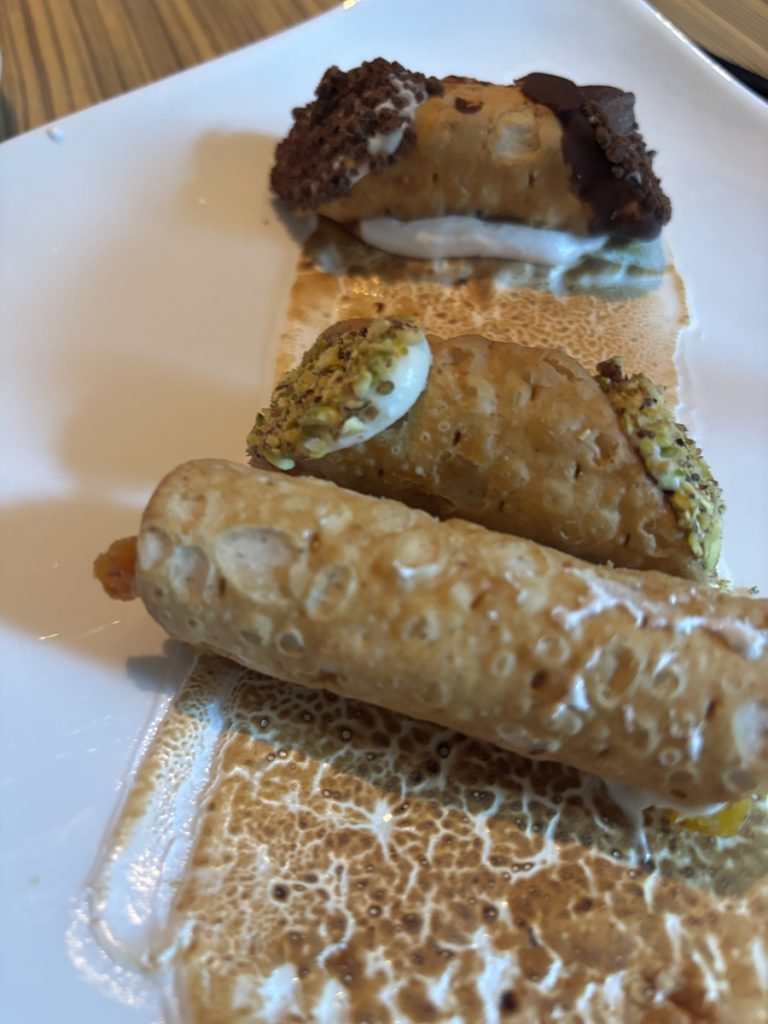 Italian desserts at Sandals Dunn's River Resort Jamaica