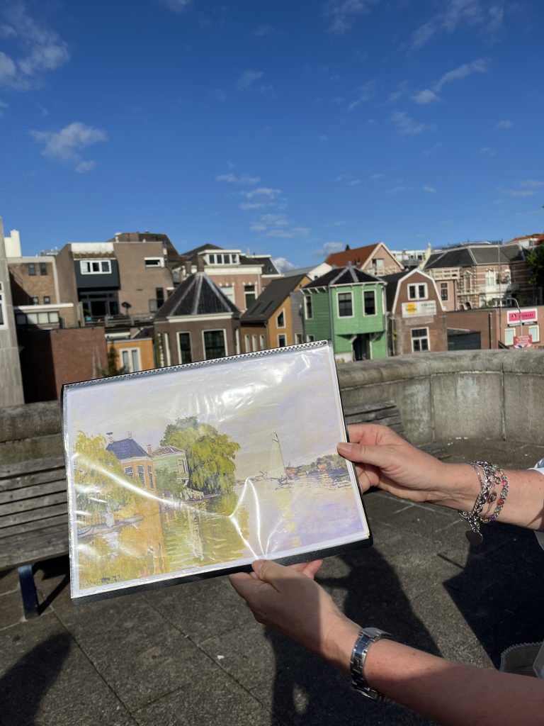 One of Monet's paintings from Zaandam in 1871