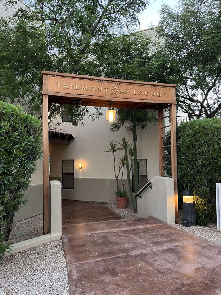 Gold Lounge at the Fairmont Scottsdale Princess