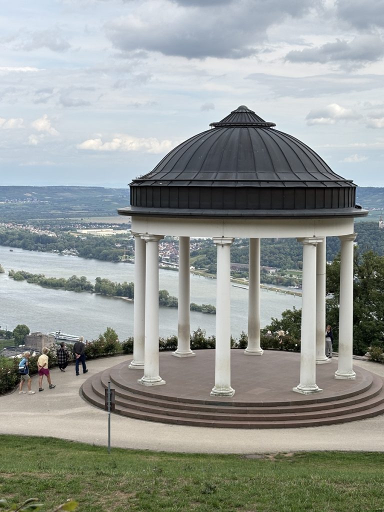 View of the Rhine River from a short excussion