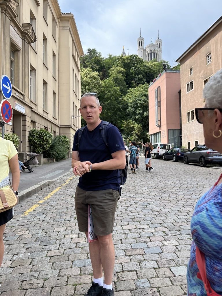 On a tour of the Traboules in Old Lyon