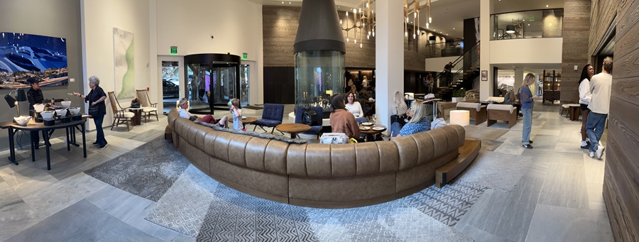 Lobby of The Hythe, A Luxury Collection resort in Vail CO