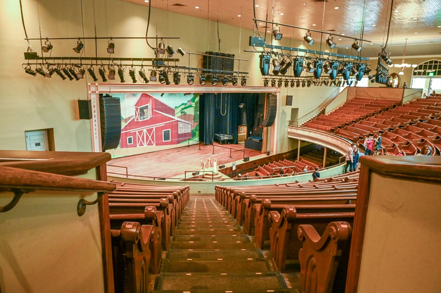 Ryman Auditorium in Nashville, TN.