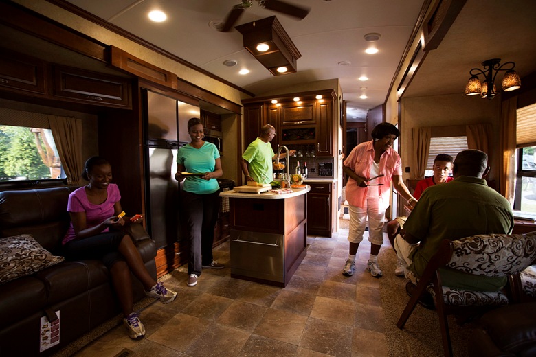 Rent an RV for your road trip — you can get one equipped with sheets, dishes, pots and pans