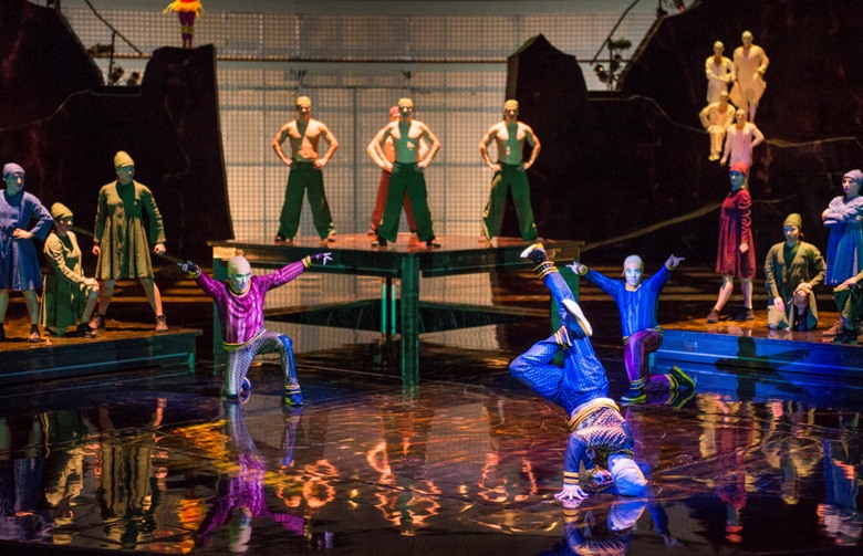 Cirque du Soleil’s B-Boy show, acrobatic tricks set to music
