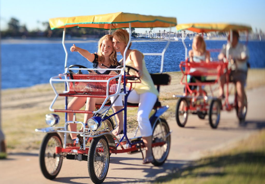 Surrey biking, Paradise Point Resort