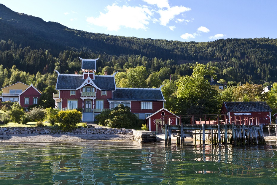 Architecture in Balestrand, Sognefjord