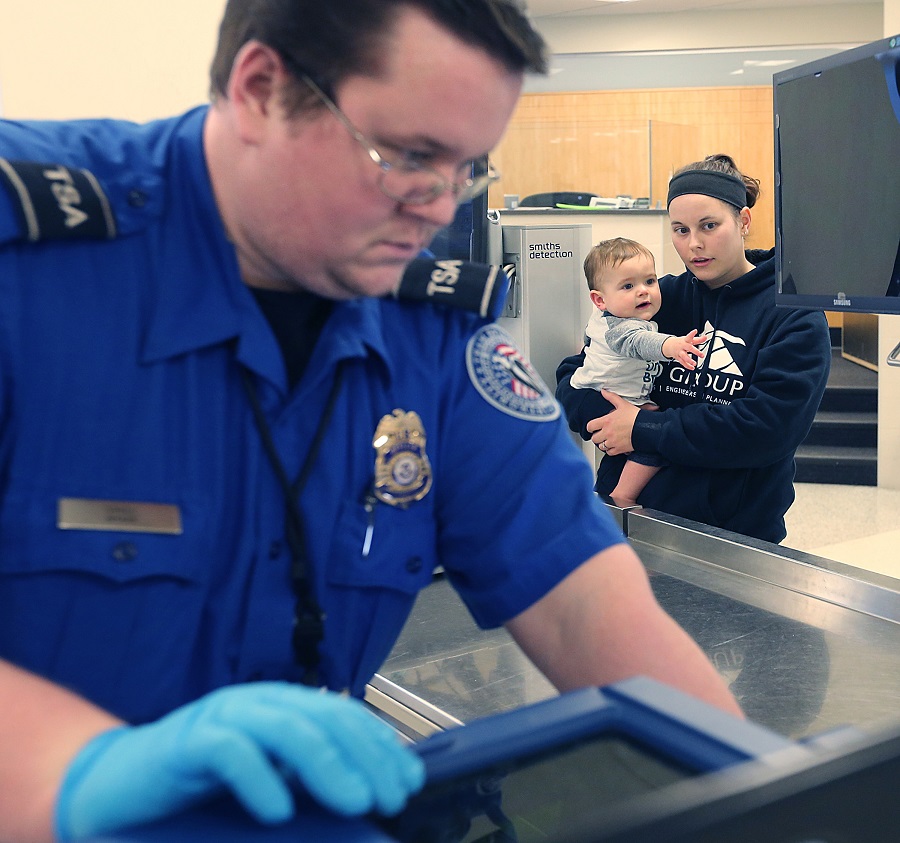 TSA airport screening