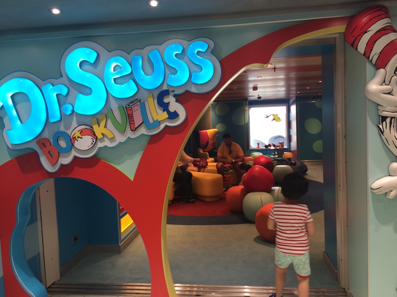 A great place to cozy up with a book on Carnival Vista