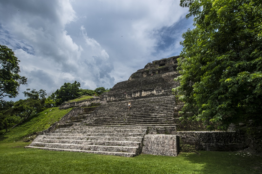 Ancient Mayan site Xunantunich in Belize