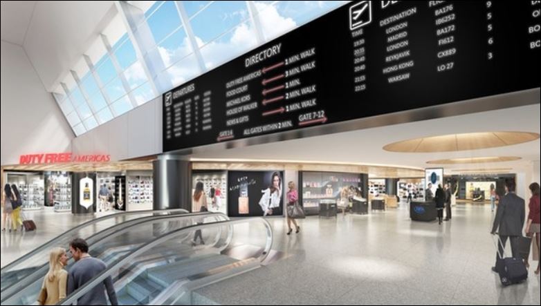 Artist rendering of upgraded JFK Terminal 7