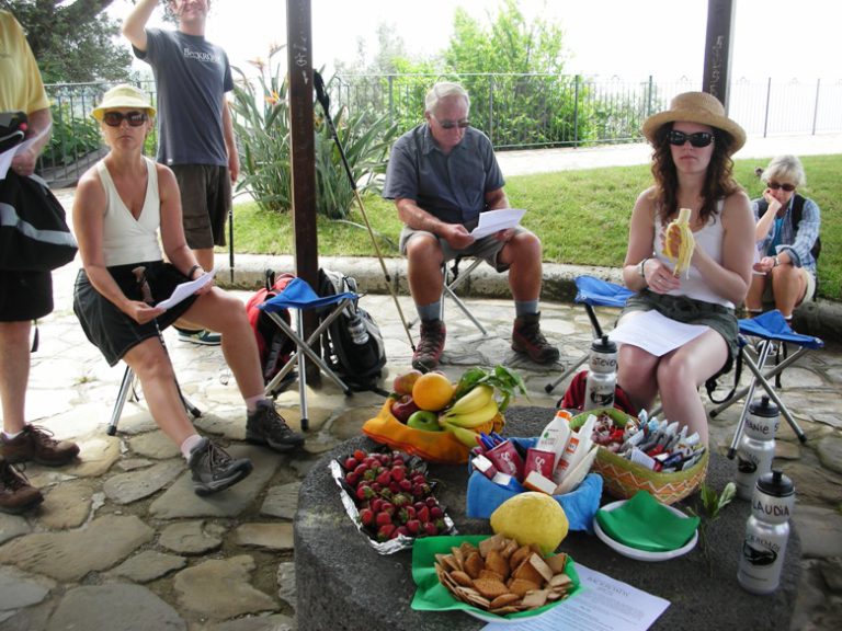 Setting off on our Amalfi Coast hikes