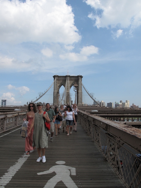 Big Apple Greeter Tour on the Brooklyn Bridge