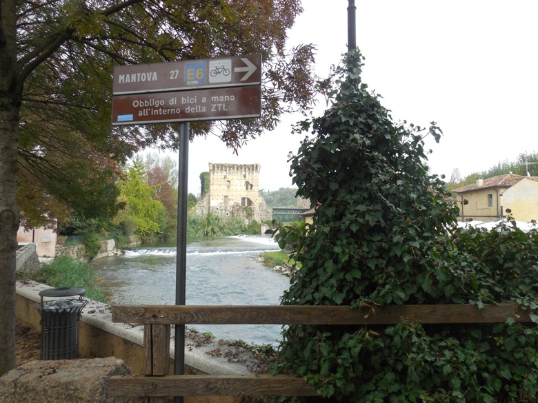 Borghetto on the Mincio River near Mantova