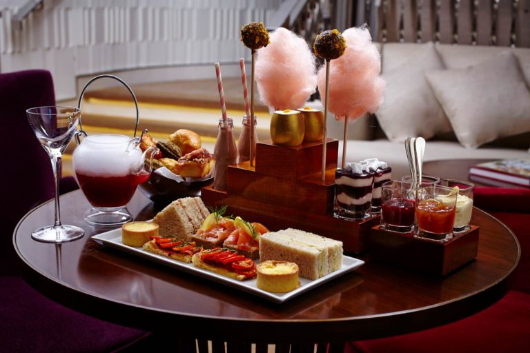 Tea with Charlie at a hip but kid-friendly London hotel