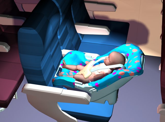 Safety first everywhere – except for babies on airplanes!