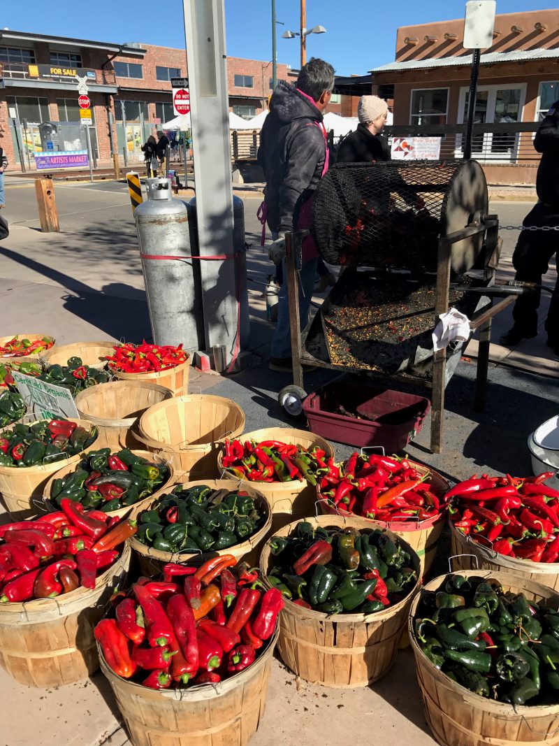 Chilis galore at the Santa Fe Farmer's Market