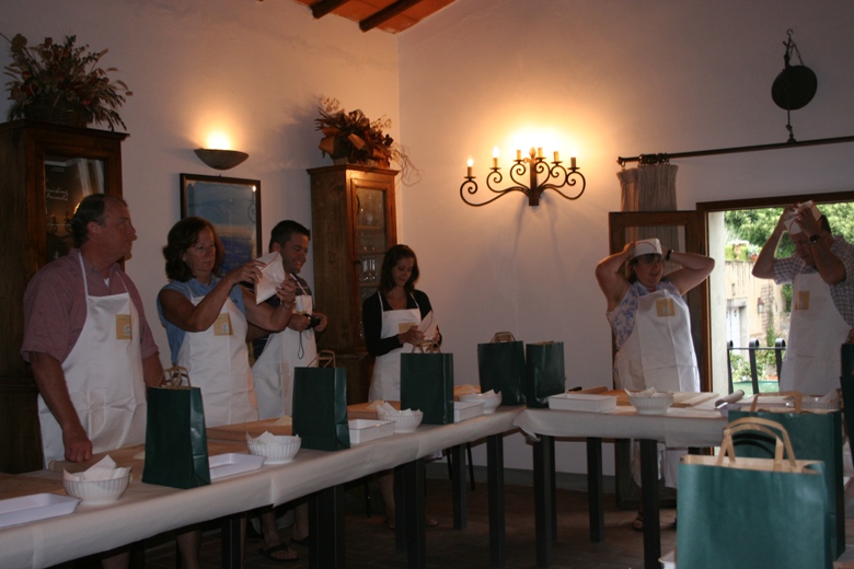Pasta making in Tuscany