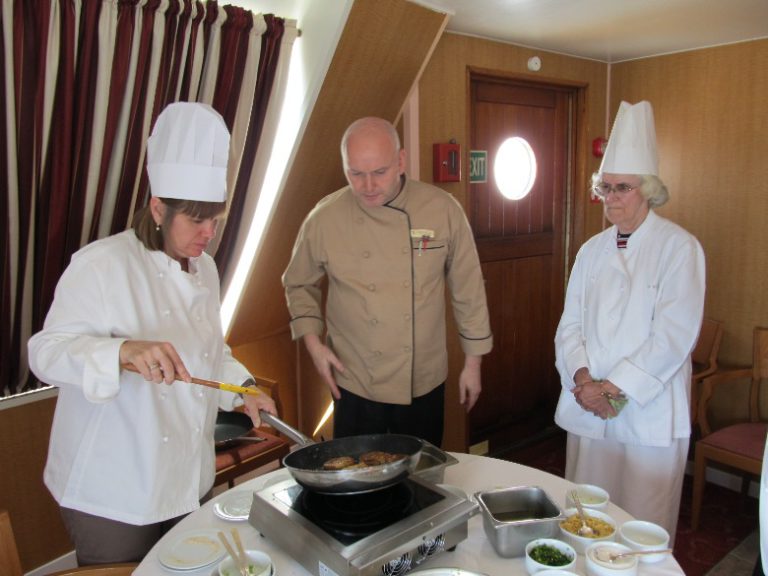 Crab Cakes and more on a day at sea on the Wind Surf