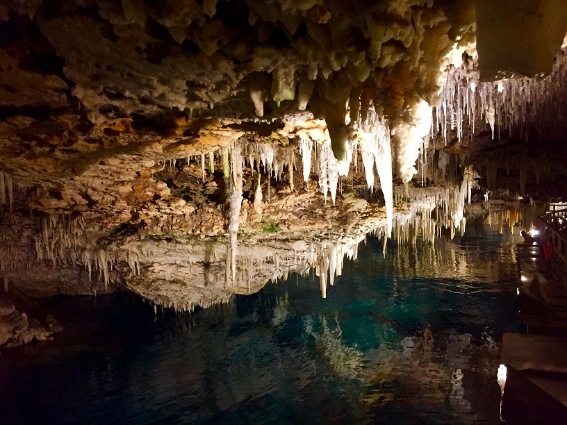 More stalactites in Crystal Caves