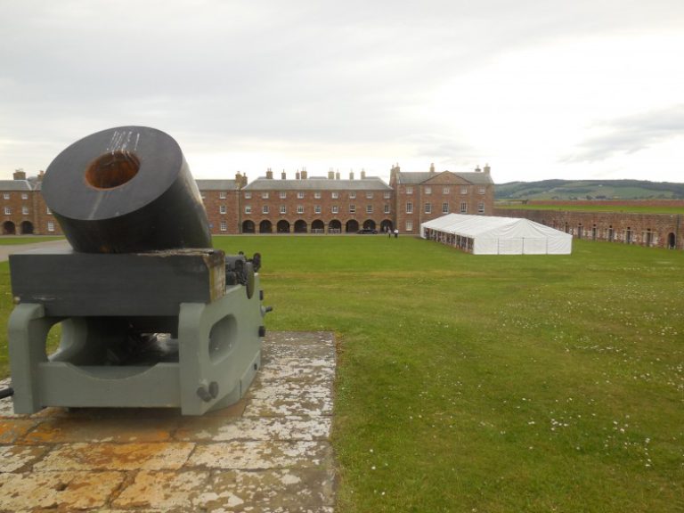 At Scotland’s Fort George: a youth bagpipe band
