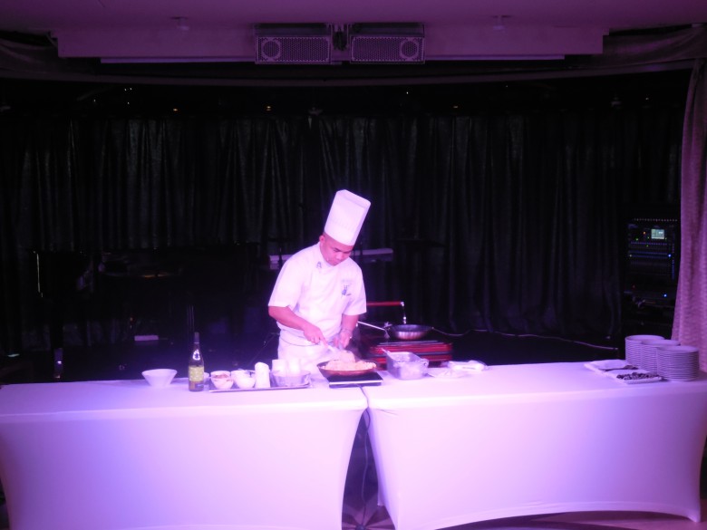 The chef's cooking class at sea on Windstar Star Legend