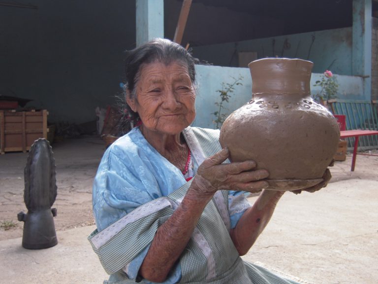 An ancient way of making pottery and a unique wood carver
