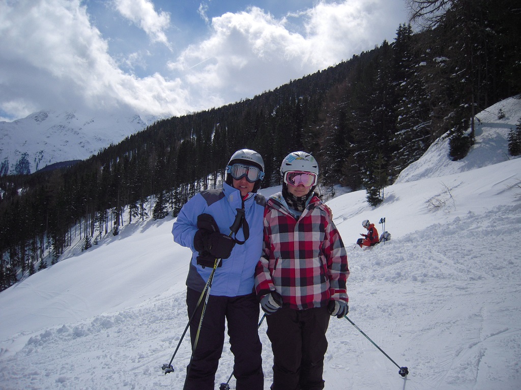 Eileen and Melanie in Austria 2009