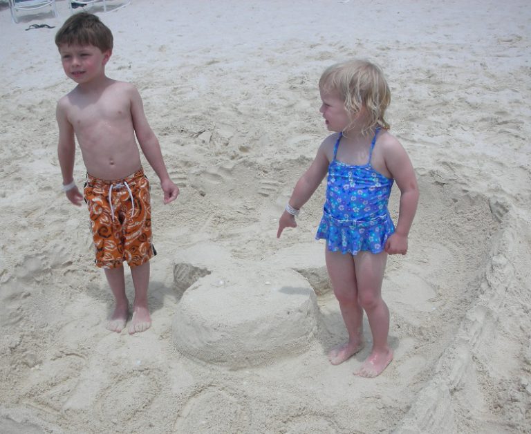 Some beach time, some spa time