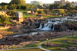Falls Park in Sioux Falls SD