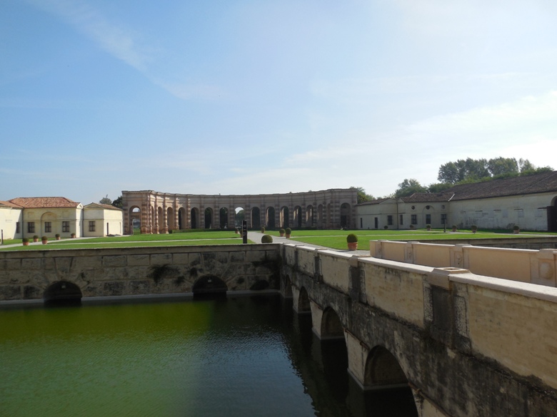 Grounds and stables of Palazzo Te in Mantova Italy