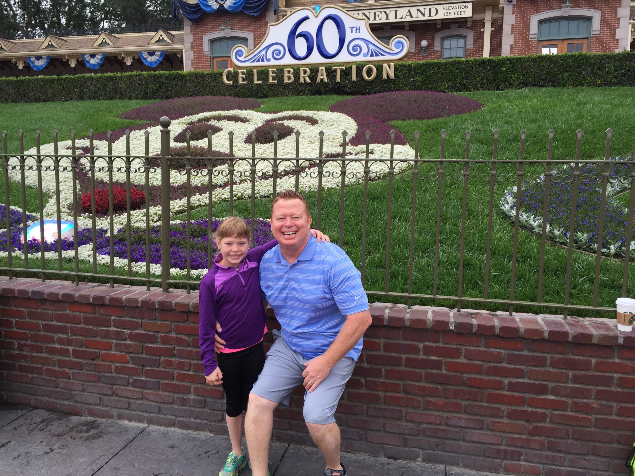 Hannah and Mike at Disneyland