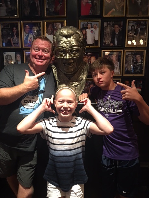 Hamming it up at Harry Carrys