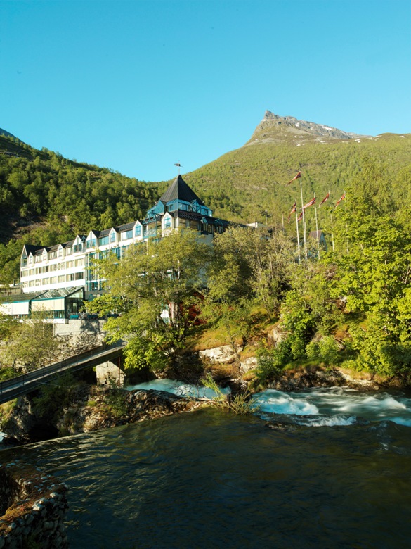 Hotel Union overlooking Geiranger Norway