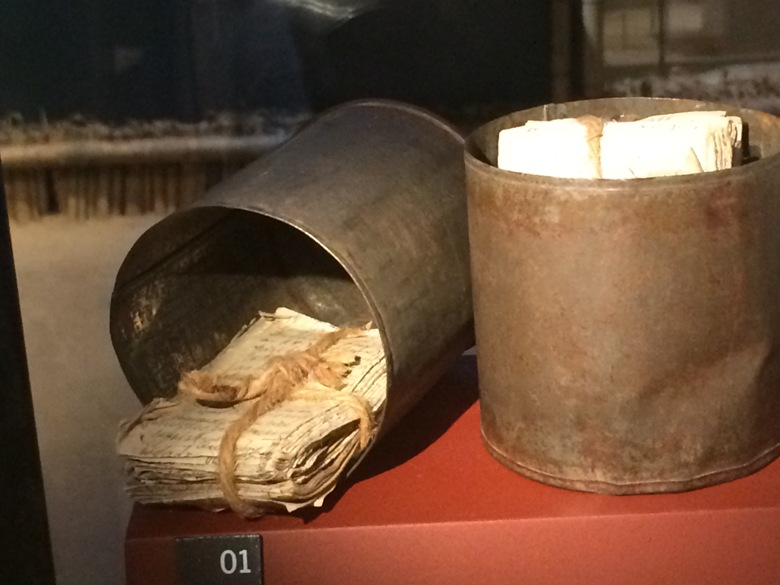 Canister of letters from an American POW in a Japanese prison camp in World War II