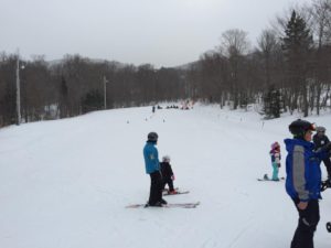 Snowboarding lessons on Mighty Mine
