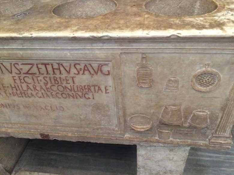 Tomb of a baker with tools of his trade