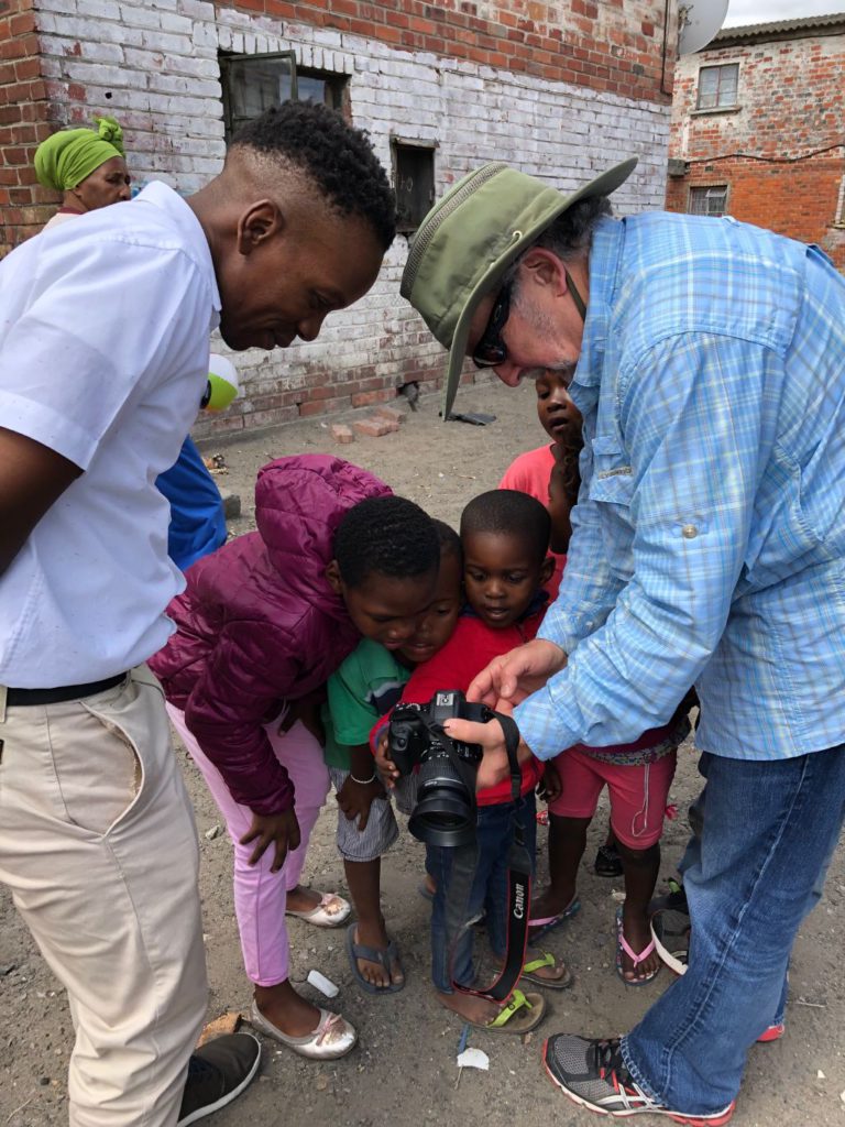 Langa Township kids like to see themselves in camera images